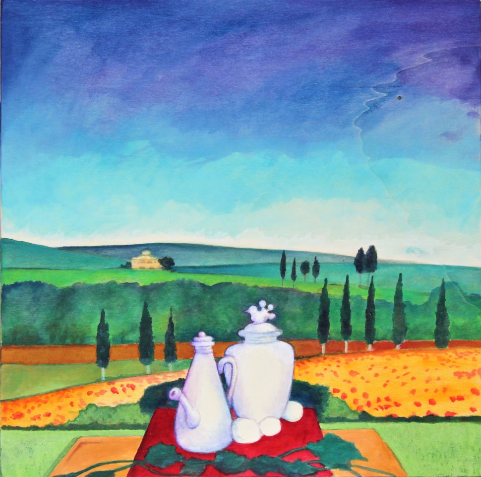 Ceramiche/cipressi